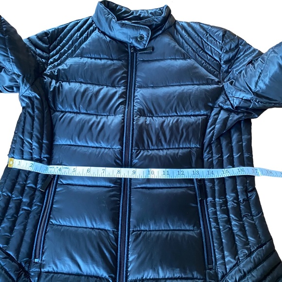 Vince Camuto Black Packable Puffer Zip-Front Jacket Size Medium - Picture 14 of 14